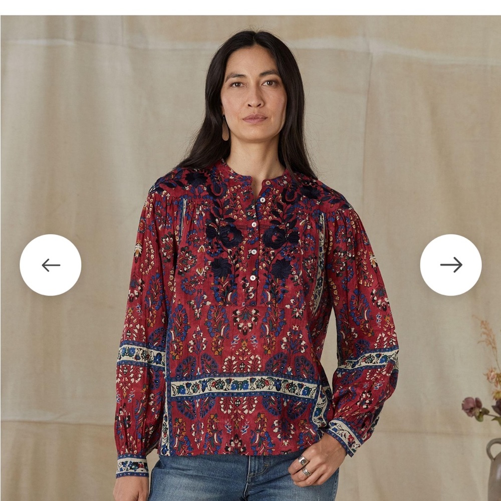 Antik Batik Tamir blouse, NWT